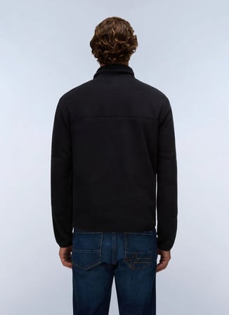 Napapijri T-DERGANA HZ Siyah Erkek Polar Sweatshırt