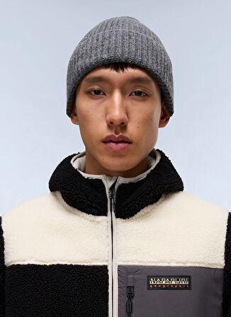 Napapijri NP0A4GNSMCB1-YUPIK FZH 3 Çok Renkli Fermuarlı Yaka Standart Blok Desenli Erkek Sweatshırt