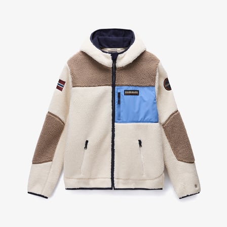 Napapijri Yupik 3 Erkek Krem Polar Ceket