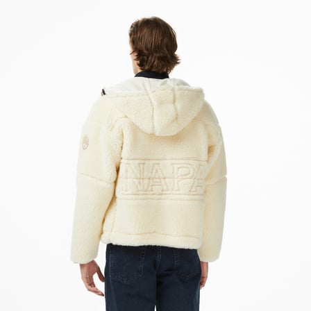 Napapijri T-Tires Fzh Erkek Krem Polar Ceket