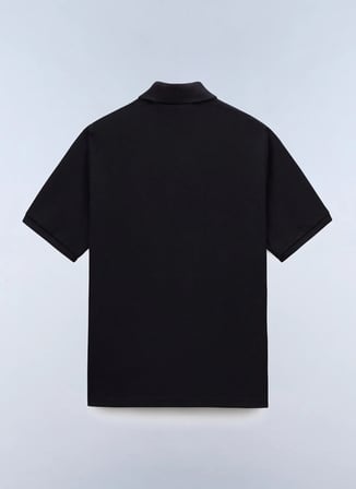 Napapijri E-SMALL BOX SS-NP0A88TQ9411 Siyah Erkek Polo T-Shirt