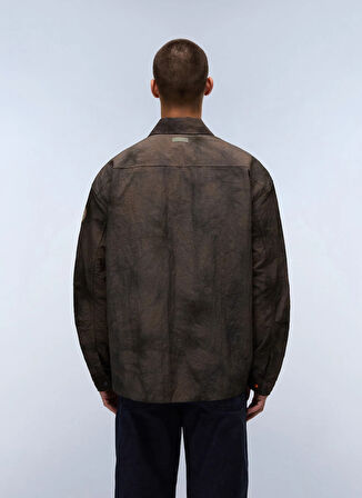 Napapijri NP0A88Y5G0A1-A-VAJOLET Yeşil Düz Erkek Mont