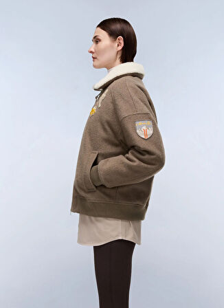 Napapijri NP0A88WBN1T1-A-TOVEL W Kahve Düz Erkek Mont