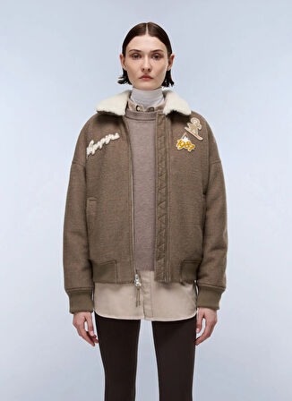 Napapijri NP0A88WBN1T1-A-TOVEL W Kahve Düz Erkek Mont