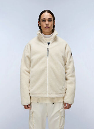 Napapijri NP0A88TCF0T1-T-FIEMME Çok Renkli Fermuarlı Yaka Standart Blok Desenli Erkek Sweatshırt