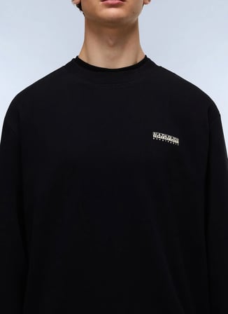 Napapijri B-SMALL BOX C Siyah Erkek Polar Sweatshırt