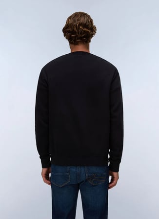Napapijri B-SMALL BOX C Siyah Erkek Polar Sweatshırt