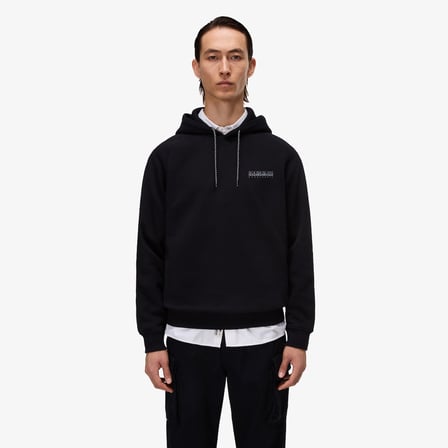 Napapijri B-Back Graphic Erkek Siyah Sweatshirt