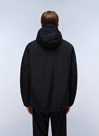 Napapijri NP0A89289411-A-TUNDRA WINT 1 Siyah Standart Düz Erkek Ceket