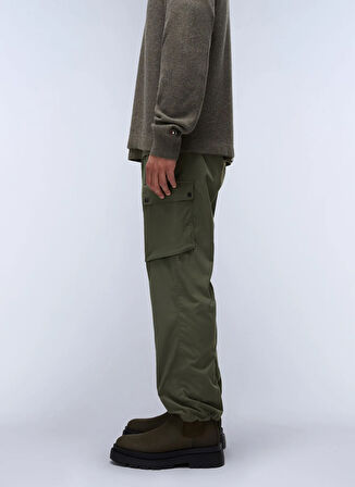 Napapijri NP0A891ZG0A1-M-BIEZ Yeşil Standart Düz Erkek Pantolon