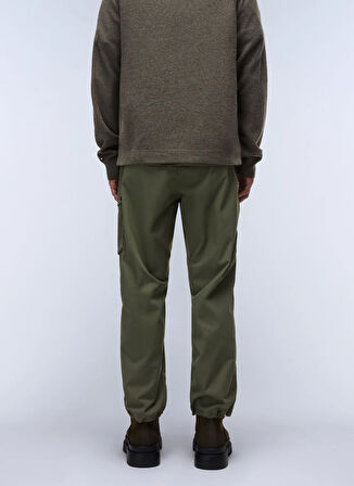 Napapijri NP0A891ZG0A1-M-BIEZ Yeşil Standart Düz Erkek Pantolon