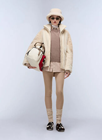 Napapijri NP0A88WIN1J1-A-FALKNER W Bej Düz Erkek Mont