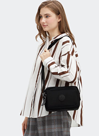 Kipling Siyah Kadın Çapraz Çanta ABANU M