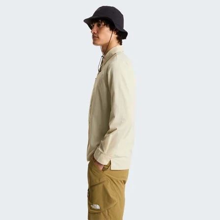 The North Face M PACKABLE LONG SLEEVE SHIRT Erkek Tişört NF0A8FTRDOM1