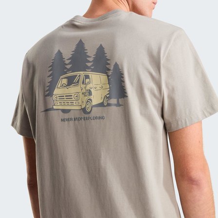 The North Face M VAN LIFE RELAXED SHORT SLEEVE TEE-GRAP Erkek Tişört NF0A8GQN2MB1