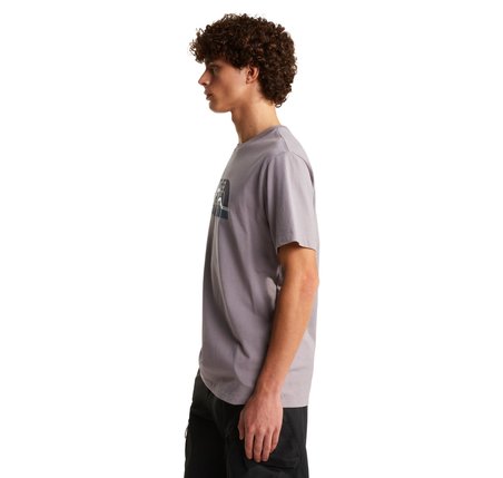 F0A8GUXG7O1-R The North Face M Mountaın Lıne Regular Short Sleeve Tee Erkek T-Shirt Mor