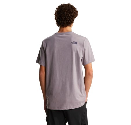 F0A8GUXG7O1-R The North Face M Mountaın Lıne Regular Short Sleeve Tee Erkek T-Shirt Mor