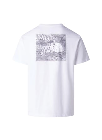 The North Face NF0A8GV2FN41-BOX NSE CELEBRATION TE Beyaz Yuvarlak Yaka Regular Fit Düz Erkek T-Shirt