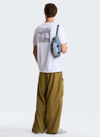 The North Face NF0A8GV2FN41-BOX NSE CELEBRATION TE Beyaz Yuvarlak Yaka Regular Fit Düz Erkek T-Shirt