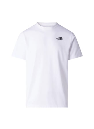 The North Face NF0A8GV2FN41-BOX NSE CELEBRATION TE Beyaz Yuvarlak Yaka Regular Fit Düz Erkek T-Shirt