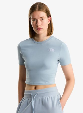 The North Face NF0A55AO-FN4 W Essential Cropped Slim Kadın T-Shirt