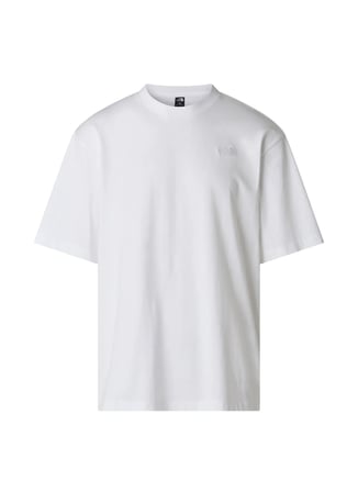 The North Face NF0A8EVWFN41- ESSENTIAL SIMPLE DOME Beyaz Yuvarlak Yaka Regular Fit Düz Erkek T-Shirt