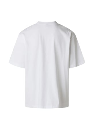 The North Face NF0A8EVWFN41- ESSENTIAL SIMPLE DOME Beyaz Yuvarlak Yaka Regular Fit Düz Erkek T-Shirt