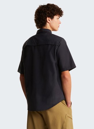 The North Face NF0A8FU6JK31-M SEQUOIA SHORT SLEE Siyah Yuvarlak Regular Fit Baskılı Erkek T-Shirt