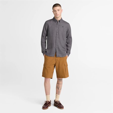 Timberland Mill Brook Linen Shirt Erkek Gömlek