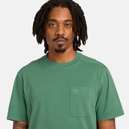 Timberland MERRYMACK RIVER Garment Dye Chest Pocket Erkek Tişört TB0A5VDHA6Z1
