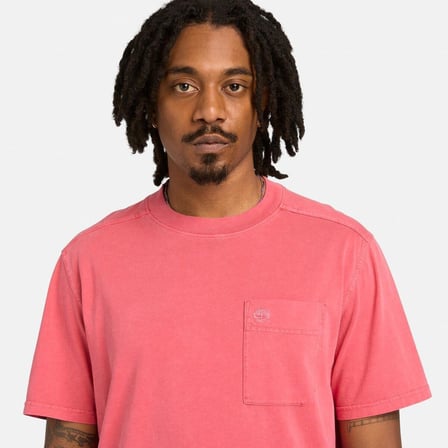Timberland MERRYMACK RIVER Garment Dye Chest Pocket Erkek Tişört TB0A5VDHN961