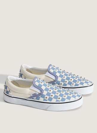 Vans VN000D6YFOI1 Classic Slip-On Mavi Kanvas Kadın Lifestyle Ayakkabı