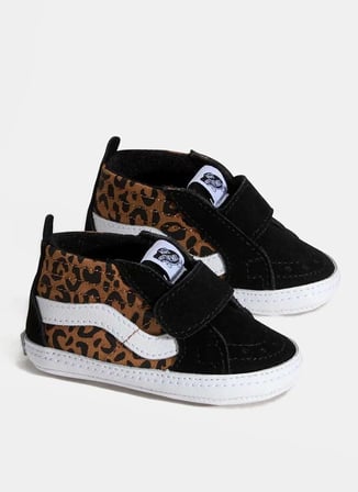 Vans Siyah - Kahve Bebek Patik VN000CRVYS81-SK8-Hi Crib