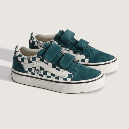 Old Skool V Unisex Çocuk Koyu Yeşil Spor Ayakkabı - VN000CYA