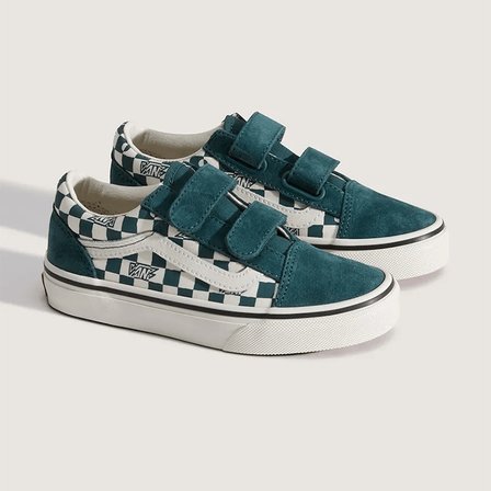 Old Skool V Unisex Çocuk Koyu Yeşil Spor Ayakkabı - VN000CYA