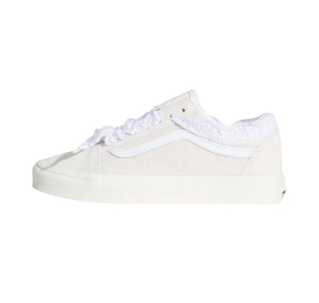 000D6WCJ71-R Vans Old Skool Spor Ayakkabı Krem
