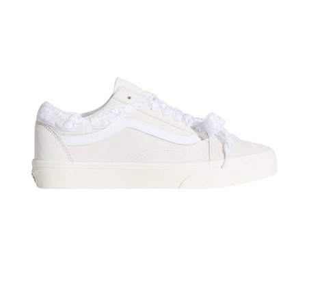 000D6WCJ71-R Vans Old Skool Spor Ayakkabı Krem