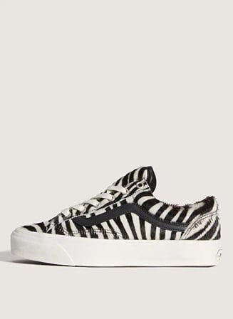 LX Old Skool 36 Uniseks Zebra Desenli Spor Ayakkabı - VN000EHD