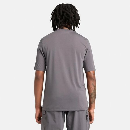 Timberland Uv-Protection Logo Short Sleeve Tee Erkek T-Shirt