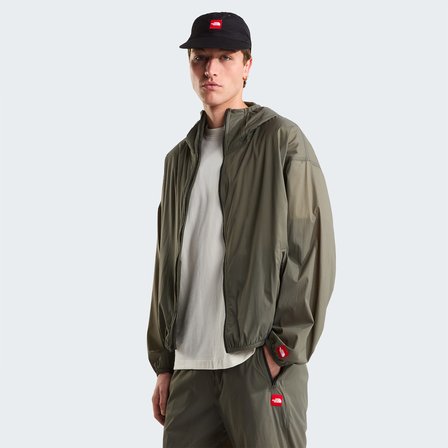 The North Face Red Box Packable Hooded Wind Erkek Yeşil Ceket