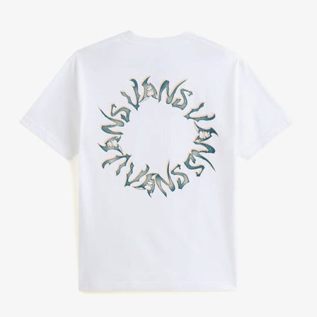 Vans Wild Circle Erkek Beyaz T-Shirt