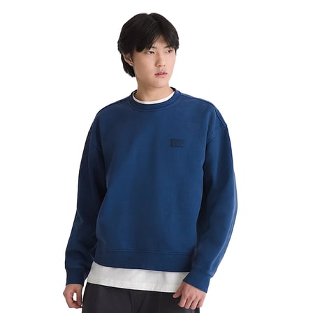 000T6TFOB1-R Vans Premium Crewneck Erkek Sweatshirt Mavi