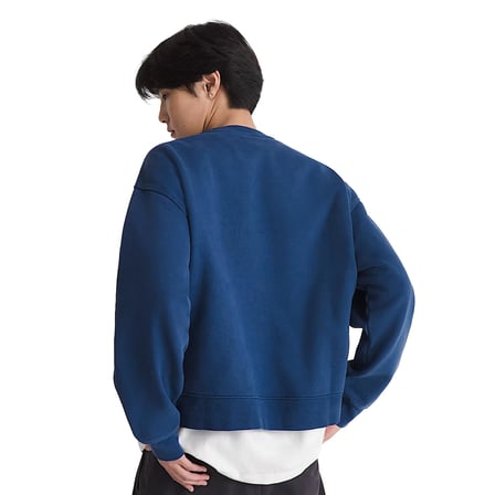 000T6TFOB1-R Vans Premium Crewneck Erkek Sweatshirt Mavi