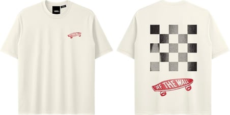 Full Deck SS Tshirt Erkek Beyaz T-Shirt - VN000T6V