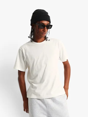 Premium Shrunken Tshirt Erkek Beyaz T-Shirt - VN000TPB
