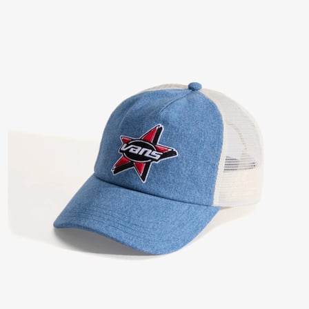 Vans Marked Jockey Trucker Unisex Mavi Şapka