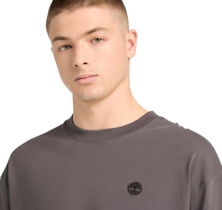 B0A6GH3W081-R Timberland Dunstan Rıver Short Sleeve Tee Erkek T-Shirt Antrasit