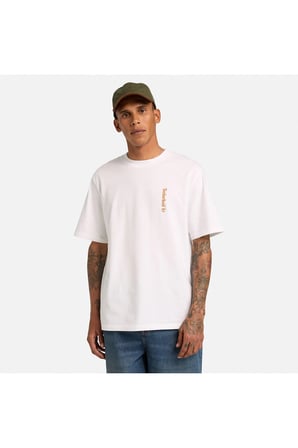 Short Sleeve ''Oval Logo'' Graphic Erkek Siyah T-Shirt