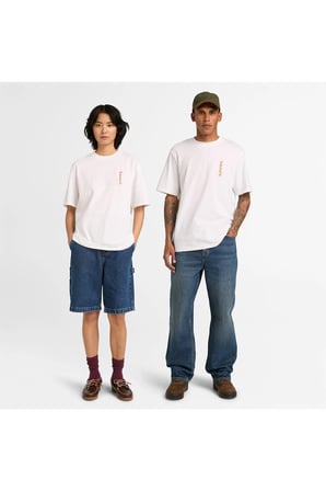 Short Sleeve ''Oval Logo'' Graphic Erkek Siyah T-Shirt
