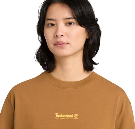 BC0YH35EH21-R Timberland Short Sleeve &amp;#039;&amp;#039;Triple Tree&amp;#039;&amp;#039; Graphic Tee Erkek T-Shirt Kahve